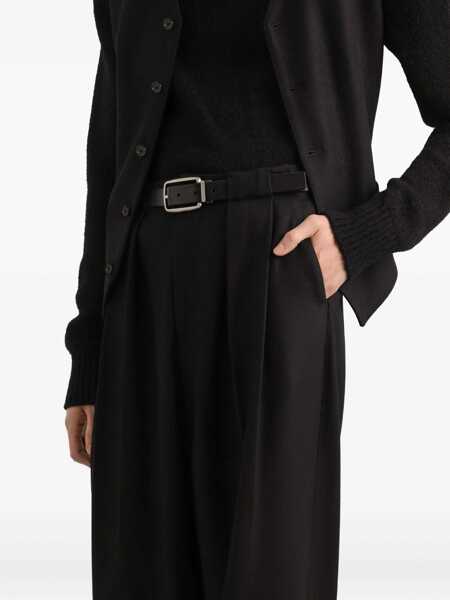 Pantaloni Dolce & Gabbana Black Pants With Belt Loops And Cuffed Hem In Wool Man Black Barbati (BM 19249242) 5