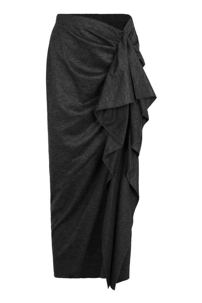 Fuste Fabiana Filippi Fabiana Filippi Gonna Pareo In Platinum GREY Femei (BM 19249254) 1