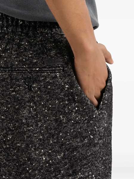 Pantaloni Dolce & Gabbana Dark Grey Trousers With Elasticated Waist With Drawstring In Wool Blend Man GREY Barbati (BM 19249257) 5