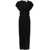 P.A.R.O.S.H. P.A.R.O.S.H. Draped Cady Maxi Dress Black