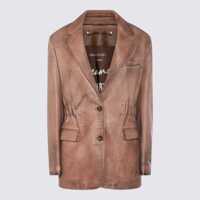 Sacouri Golden Goose Brown Viscose Blazer Femei