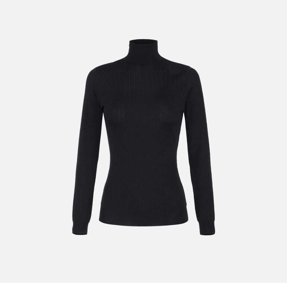 Pulovere Elisabetta Franchi Elisabetta Franchi Maglia Tricot Black Femei (BM 19249536) 1