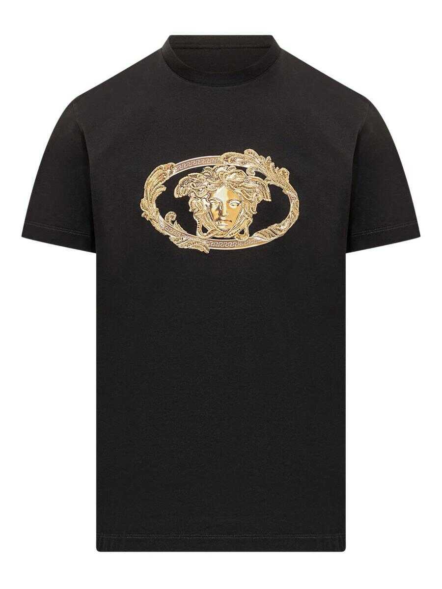 Tricouri Versace Versace T-Shirt Black Barbati (BM 19249938) 1