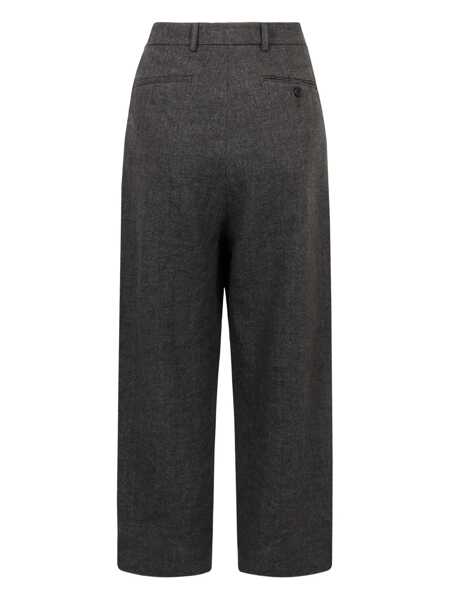 Pantaloni casual R13 R13 Wool Blend Trousers GREY Femei (BM 19250091) 2