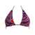 PUCCI Pucci Triangle Bikini Top With Stamba Labirinto PURPLE