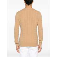 Pulovere pentru Barbati - Pulovere Ralph Lauren Wool and cashmere crewneck sweater with logo Beige Barbati (BM 19250430) - B-mall.ro