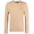 Ralph Lauren Wool and cashmere crewneck sweater with logo Beige
