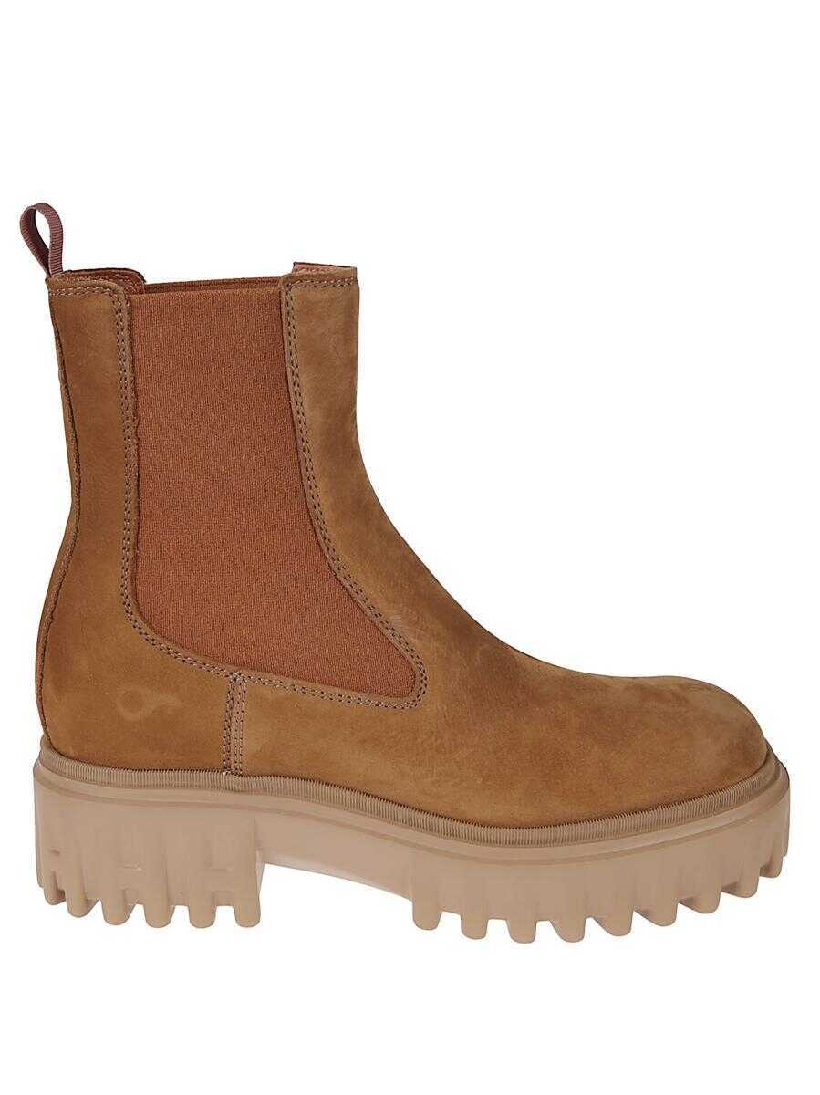 Bocanci Hogan Hogan Boots ankle BROWN Femei (BM 19253352) 1