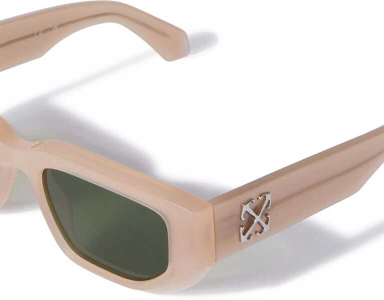Ochelari de soare Off-White Rectangular Sunglasses Greeley With Logo Temples Pink Femei (BM 19253879) 2