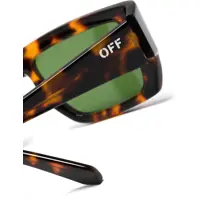 Ochelari de soare Dama - Ochelari de soare Off-White Rectangular Prescott Sunglasses With Tortoiseshell Frame Brown Femei (BM 19253933) - B-mall.ro