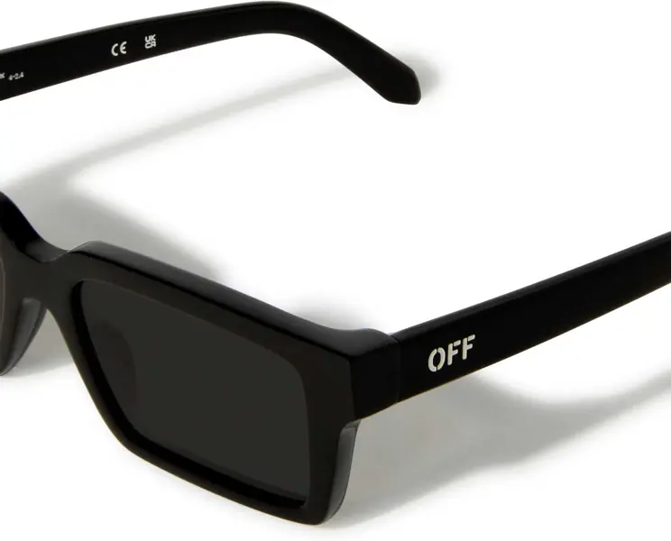 Ochelari de soare Off-White Rectangular Warren Sunglasses With Logoed Frame Black Femei (BM 19253936) 2