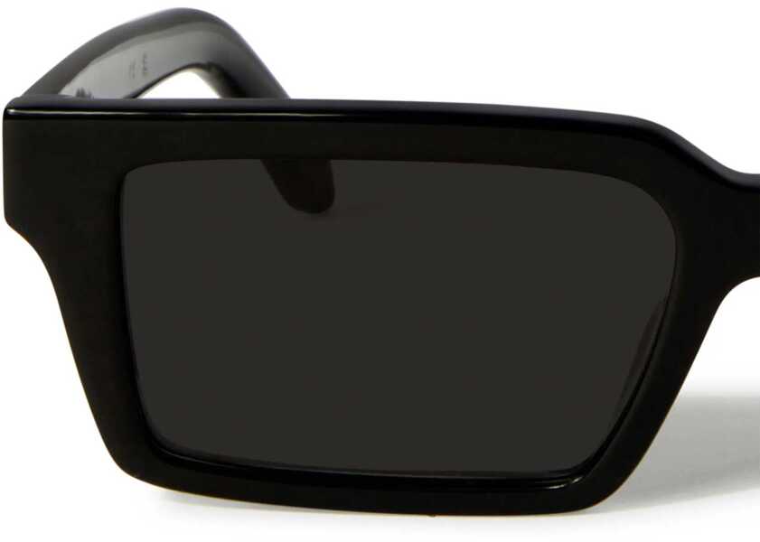 Ochelari de soare Off-White Rectangular Warren Sunglasses With Logoed Frame Black Femei (BM 19253936) 3