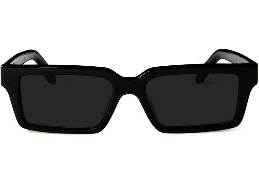 Ochelari de soare Off-White Rectangular Warren Sunglasses With Logoed Frame Black Femei (BM 19253936) 1