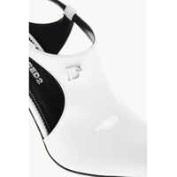 Pantofi stiletto Dama - Pantofi stiletto DSQUARED2 Patent Leather Mary Jane Slingbacks 10Cm White Femei (BM 19253972) - B-mall.ro