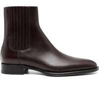 Ghete Leather D2 Classic Chelsea Booties With Inner Zip Barbati