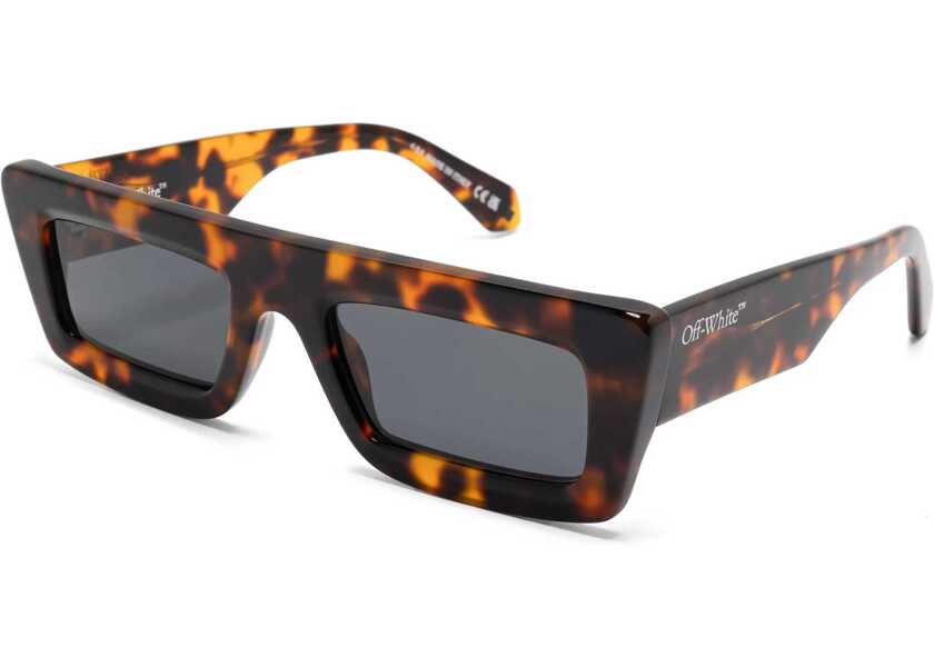 Ochelari de soare Off-White Squared Ontario Sunglasses With Tortoiseshell Frame Brown Femei (BM 19253978) 2