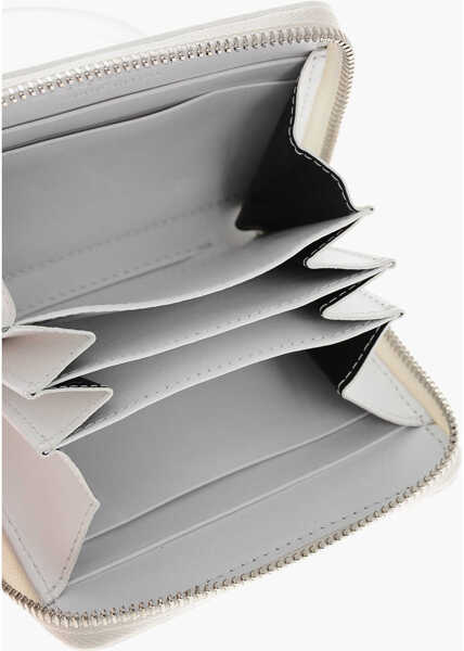 Portofele DSQUARED2 Leather D2 Statement Crossbody Wallet White Femei (BM 19253981) 4