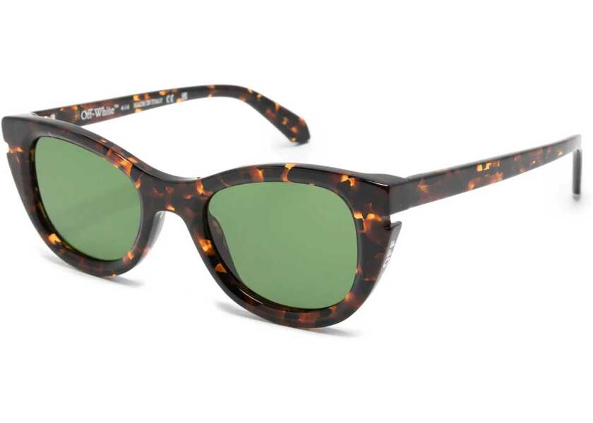 Ochelari de soare Off-White Tortoiseshell Framed Boulder Sunglasses Brown Femei (BM 19253984) 2