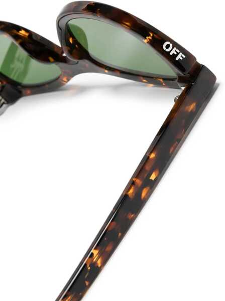 Ochelari de soare Off-White Tortoiseshell Framed Boulder Sunglasses Brown Femei (BM 19253984) 3