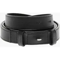 Curele Solid Color Leather Belt Without Buckle 25Mm Barbati