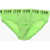 DSQUARED2 Stretch Cotton Icon Briefs With Logoed Waistband Green