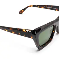 Ochelari de soare Dama - Ochelari de soare Off-White Wayfarer Hampton Sunglasses With Tortoiseshell Frame Brown Femei (BM 19254014) - B-mall.ro