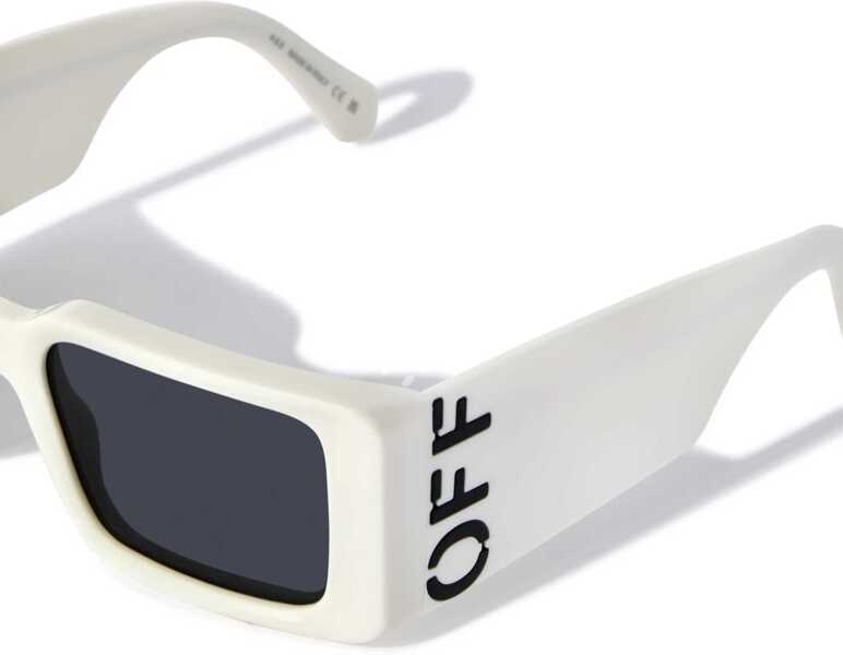 Ochelari de soare Off-White Squared Milano Sunglasses With Logoed Maxi Rods White Femei (BM 19254071) 2