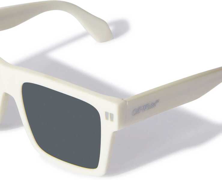 Ochelari de soare Off-White Rectangular Lawton Sunglasses With Logoed Frame White Femei (BM 19254077) 2