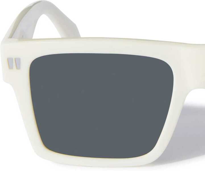 Ochelari de soare Off-White Rectangular Lawton Sunglasses With Logoed Frame White Femei (BM 19254077) 3