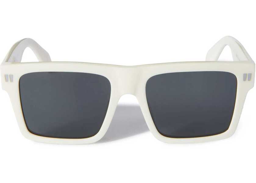 Ochelari de soare Off-White Rectangular Lawton Sunglasses With Logoed Frame White Femei (BM 19254077) 1