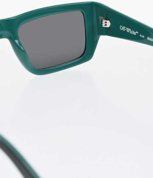Ochelari de soare Off-White Squared Prescott Sunglasses With Logoed Rods Green Femei (BM 19254083) 3