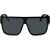 Off-White Shield Syracuse Sunglasses With Arrow Detail Black