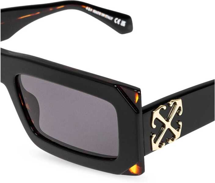 Ochelari de soare Off-White Squared Laurel Sunglasses With Tortoiseshell Frame Brown Femei (BM 19254092) 4