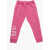 DSQUARED2 Brushed Cotton Icon Sweatpants Pink