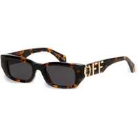 Ochelari de soare Dama - Ochelari de soare Off-White Rectangular Fillmore Sunglasses With Logoed Rods Brown Femei (BM 19254098) - B-mall.ro