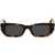 Off-White Rectangular Fillmore Sunglasses With Logoed Rods Brown