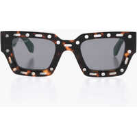 Ochelari de soare Tortoiseshell Mercer Sunglasses With Perforated Frame Femei