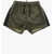 DSQUARED2 Swimshorts With Side Contrasting Bands Military Green