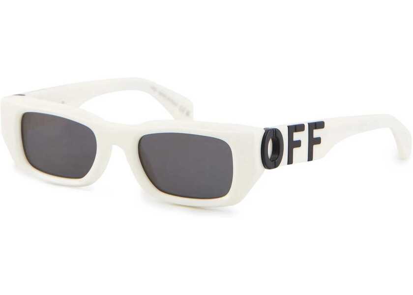 Ochelari de soare Off-White Rectangular Fillmore Sunglasses With Logoed Rods White Femei (BM 19254125) 2