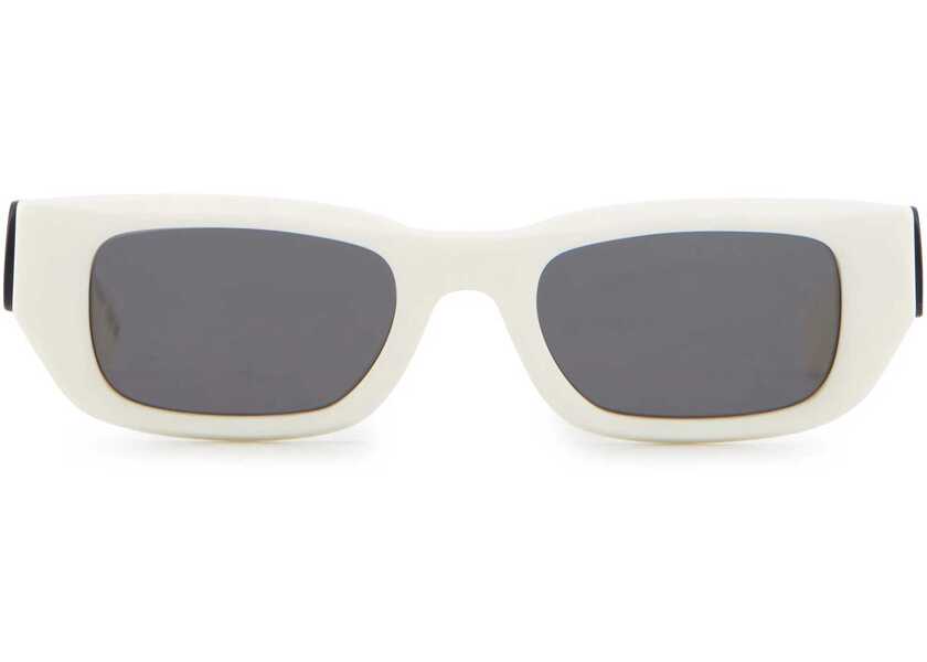 Ochelari de soare Off-White Rectangular Fillmore Sunglasses With Logoed Rods White Femei (BM 19254125) 1