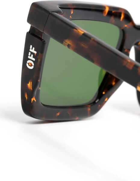 Ochelari de soare Off-White Tortoiseshell Tucson Rectangular Sunglasses Brown Femei (BM 19254131) 3