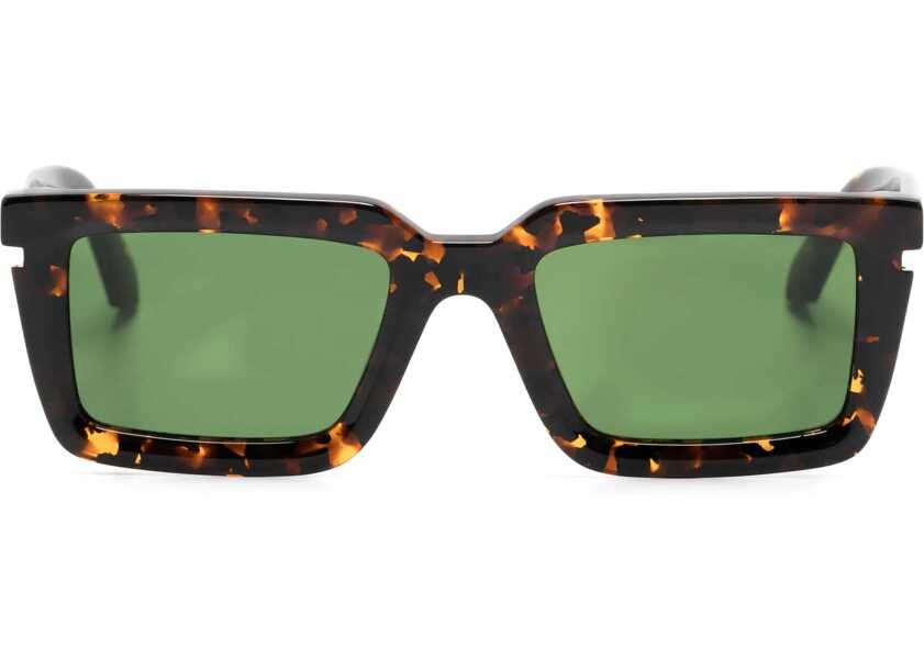 Ochelari de soare Off-White Tortoiseshell Tucson Rectangular Sunglasses Brown Femei (BM 19254131) 1