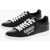 DSQUARED2 Leather Ceresio 9 Sneakers With Printed Logo Black