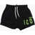 DSQUARED2 Stretch Nylon Icon Swimshorts Black