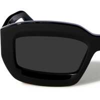 Ochelari de soare Dama - Ochelari de soare Off-White Oval Charlotte Sunglasses With Logoed Frame Black Femei (BM 19254146) - B-mall.ro