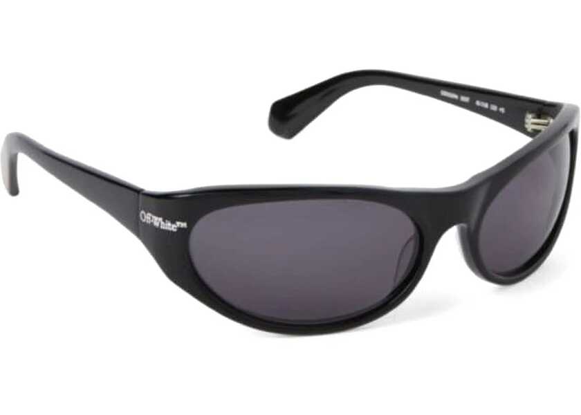 Ochelari de soare Off-White Solid Color Napoli Sunglasses With Oval Lenses Black Femei (BM 19254263) 2