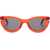 Off-White Wayfarer Framed Boulder Sunglasses Red