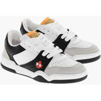 Sneakers Pac-Man X D2 Leather Low-Top Sneakers With Suede Inserts Femei