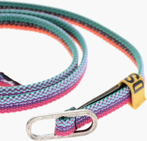 Curele DSQUARED2 Fabric Touch Of Color Belt With Silver-Tone Buckle 10Mm Multicolor Barbati (BM 19254275) 2