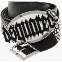 Curele Leather Gothic Dsquared Belt With Studs 40Mm Barbati